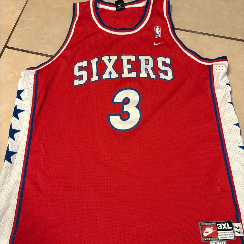 Nike Red Sixers Basketball Jersey